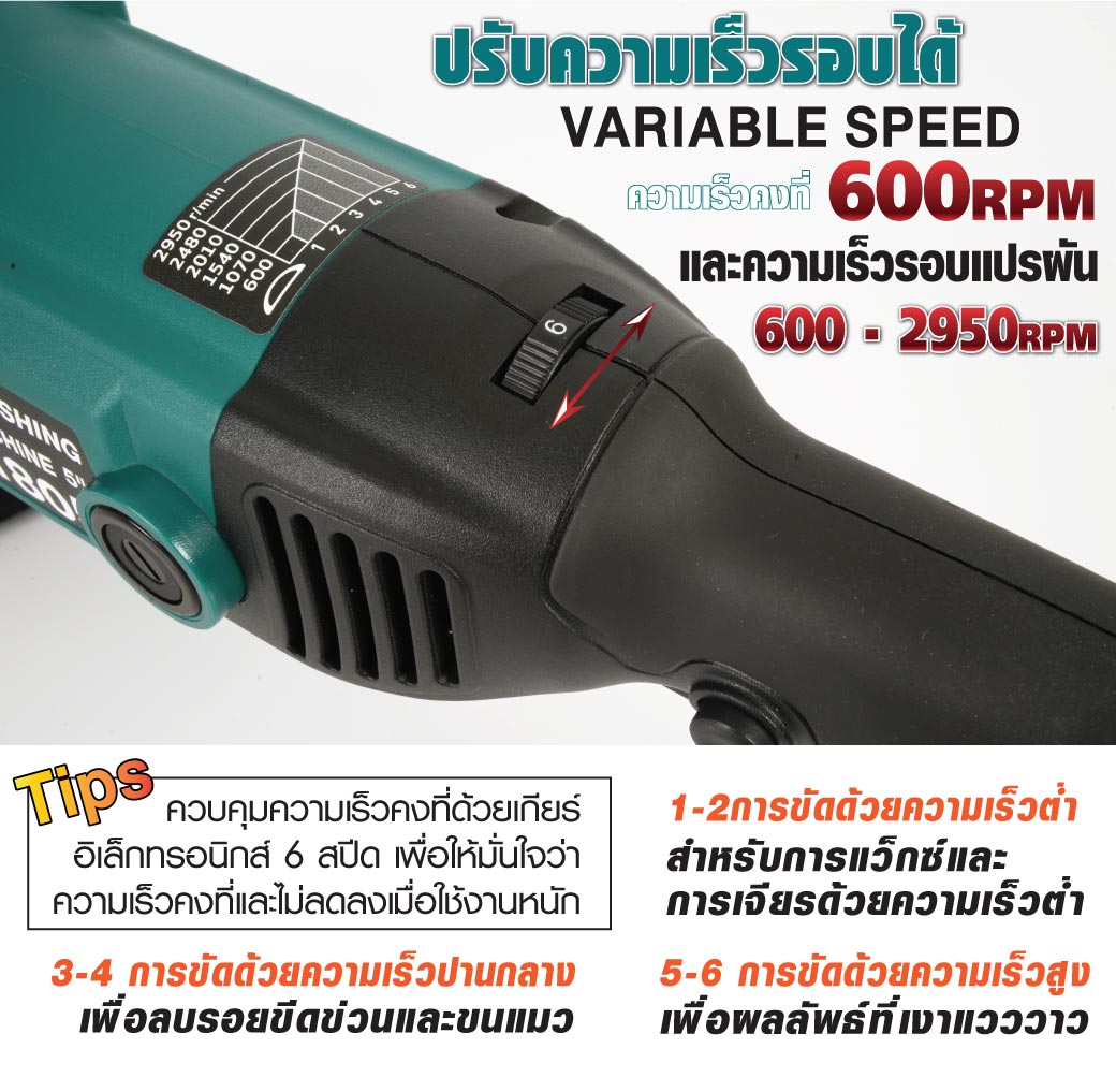 เครื่องขัดขนแกะโรตารี่